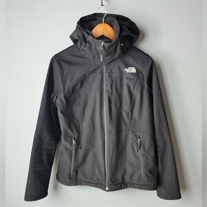The North Face Apex Elevation Windwall Jacket Womens M Black Softshell Primaloft
